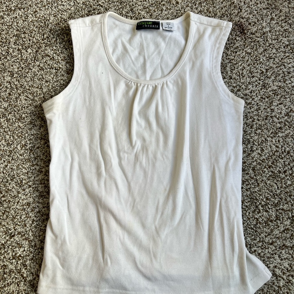 Women’s White Tank Top